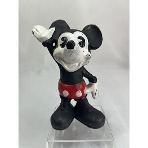 Vintage Micky Mouse Cast Iron Bank Heavy Collectible Disney MickyBank